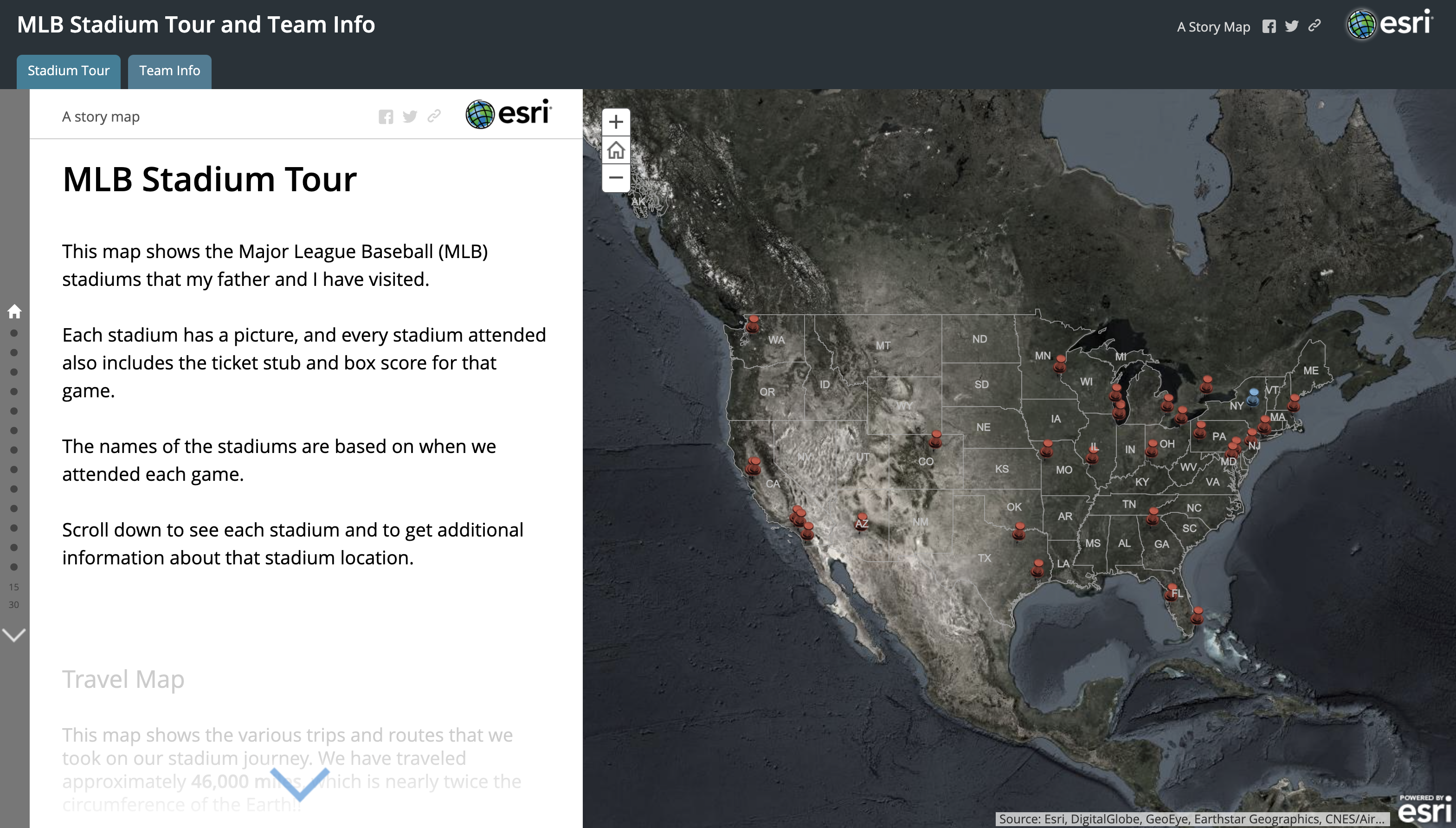 “Play Ball!” Story Map
